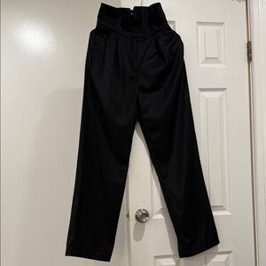 Commense Black High-Waisted Trousers